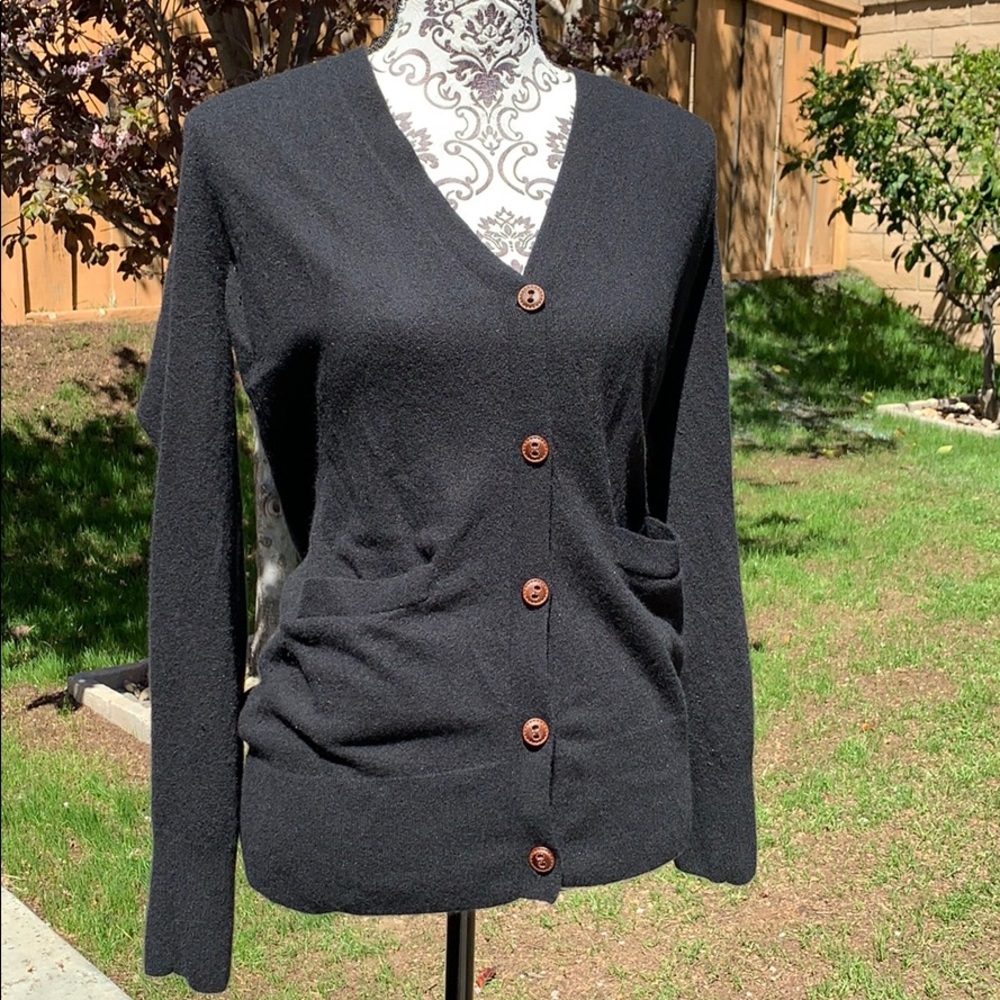 Joie Wool Cashmere Black Sweater Size Large